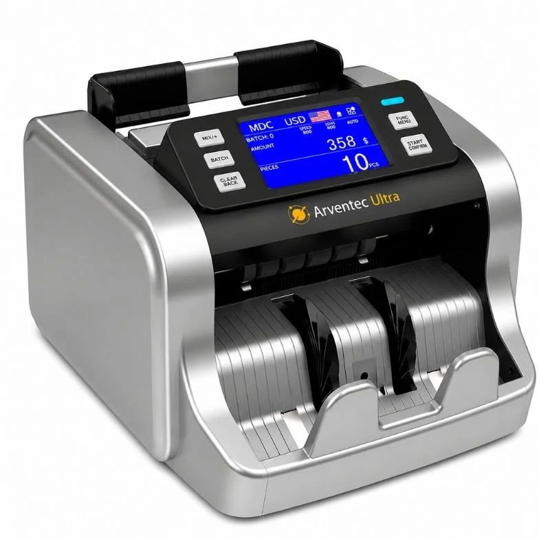 Arventec Ultra / 8 Ülke Kağıt Para Sayma Makinesi