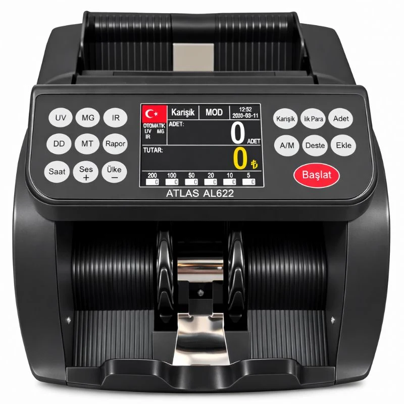 Atlas  AL 622 / TL- Euro Kağıt Para Sayma Makinesi
