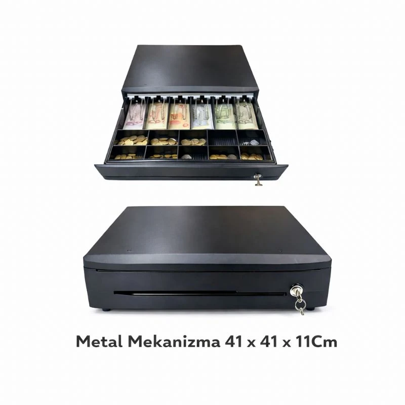 CM Para Çekmecesi 5 gözlü Metal Alt Tabla 41 x 41 x 11 Cm