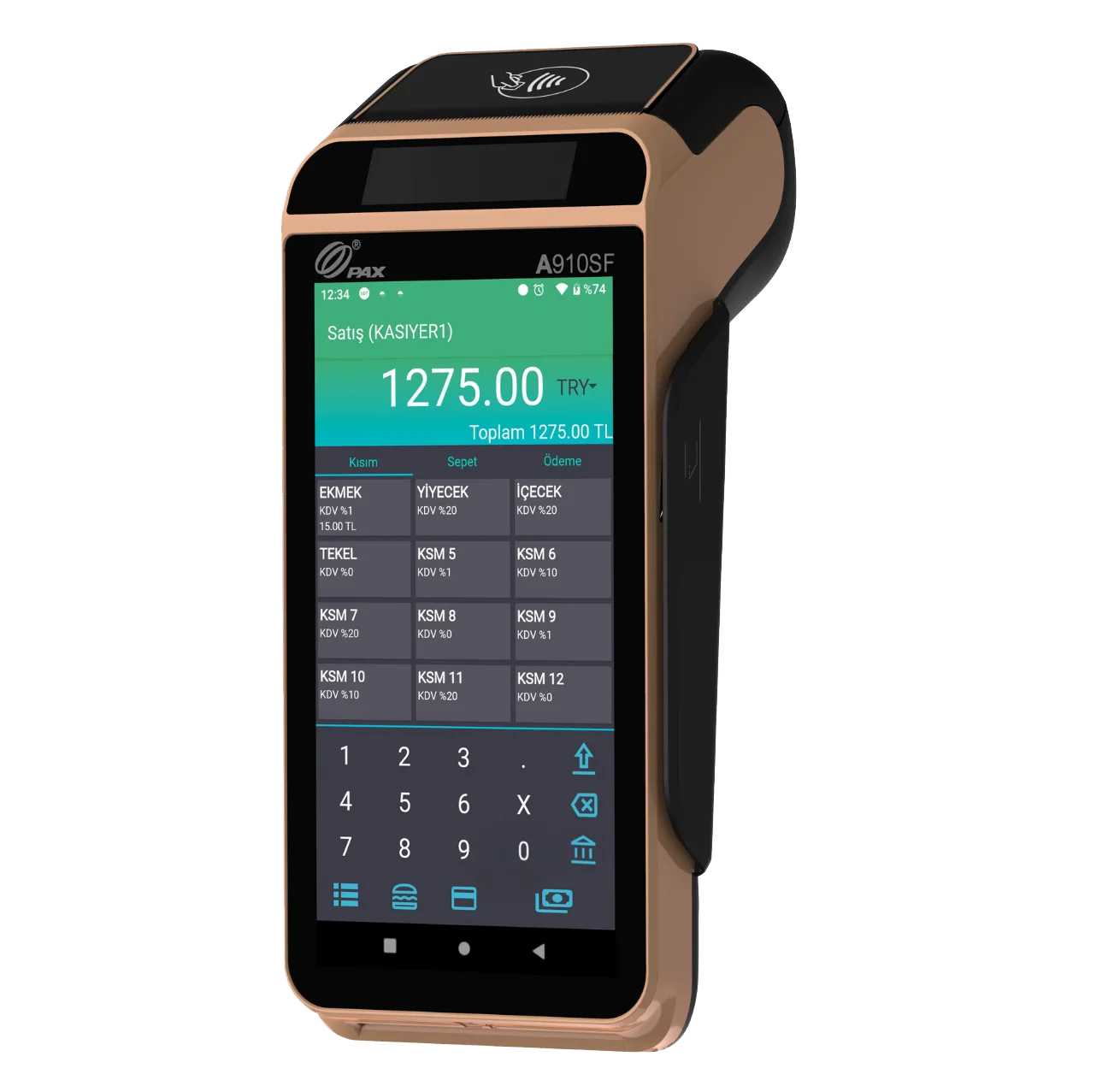 PAX A910SF Android Yazarkasa POS