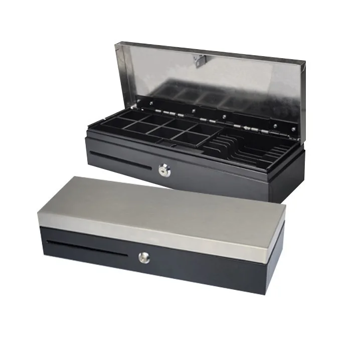 Metal Flip Top Para Çekmecesi İnox 460 X 170 X 100mm